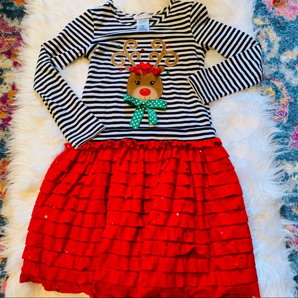Bonnie Jean reindeer dress